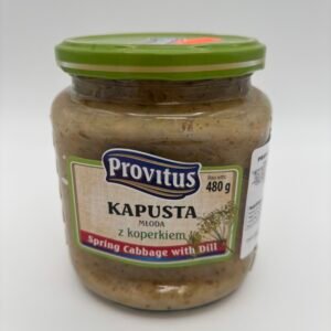 provitus kapusta mloda z koperkiem, spring cabbage with dill