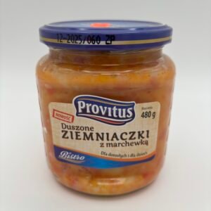 provitus duszone ziemniackzi z marchewka