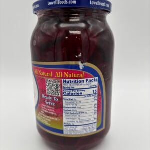 Alternative view of Lowell home style pickled beets in slices