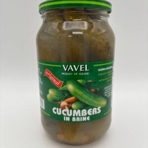 vavel cucumbers in brine
