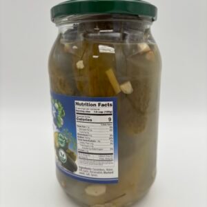 Alternative view of Belveder cucumber in brine