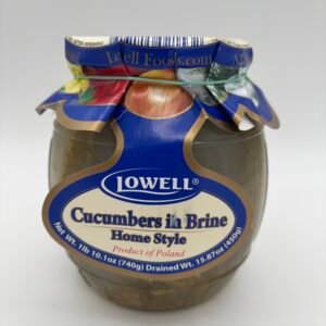 Lowell cucumbers in brine homestyle