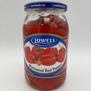 Lowell marinated red peppers