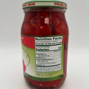 Alternative view of polski Smak paprika konserwowa marinated red peppers