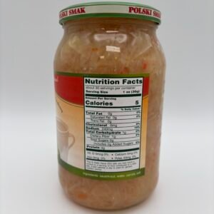 Alternative view of polski Smak kapusta kiss one z marchewka, sauerkraut with carrots