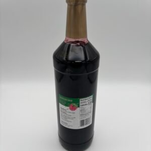 Alternative view of vavel raspberry syrup