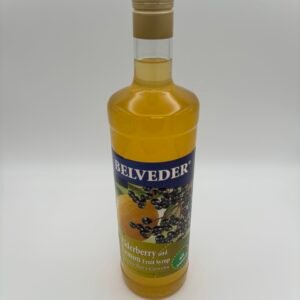 Belveder elderberry and lemon fruit syrup