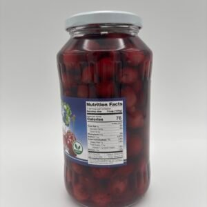 Alternative view of Belveder pitted sour cherries in syrup