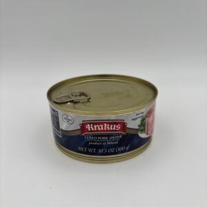 Alternative view of krakus golonka wieprzowa, cured pork shank