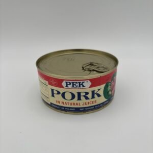 Alternative view of pek wieprzowina w sosie wlasnym, pork in natural juices