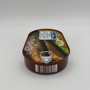 rugen fisch smoked herring fillets in vegetable oil and own juice.