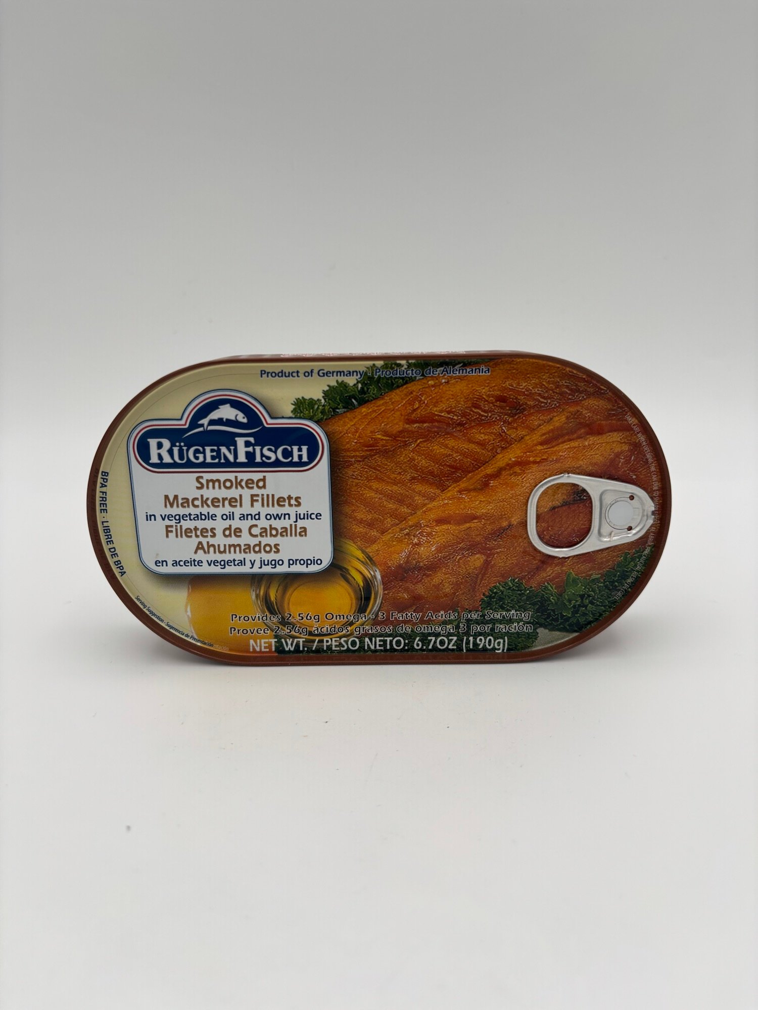 rugen fisch smoked mackerel fillets in vegetable oil and own juice - Image 2