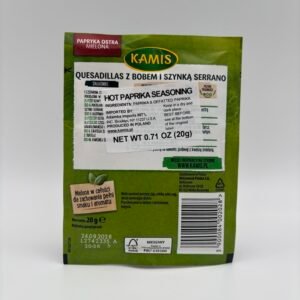 Alternative view of Kami’s paprykarz ostra, hot paprika seasoning