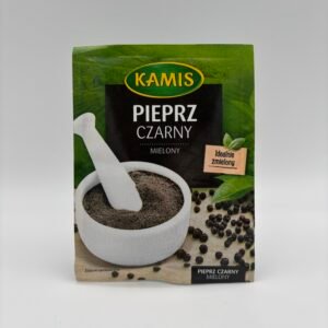 kamis pipers czarny mielony, ground black pepper.