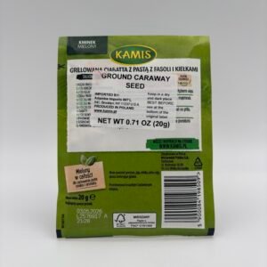 Alternative view of kamis kminek mielony, ground caraway seed.