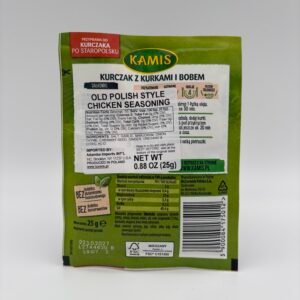 Alternative view of kamis przyprawa do kurczaka po staropolsku, old polish style chicken seasoning.