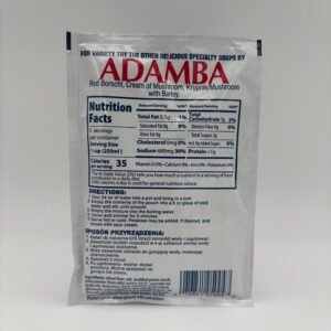 Alternative view of Adamba polish style white borscht zurek soup