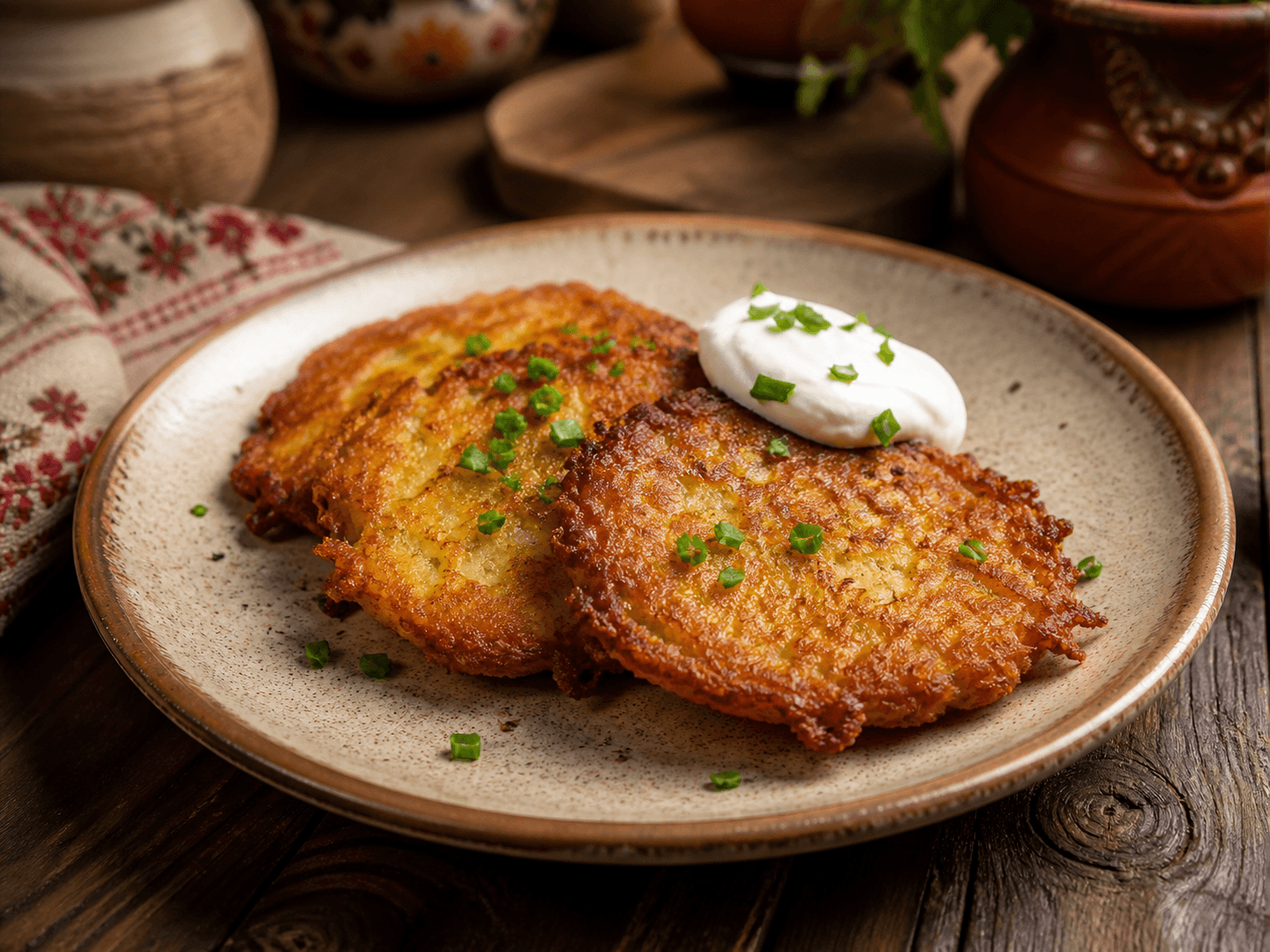 Polish potato pancakes